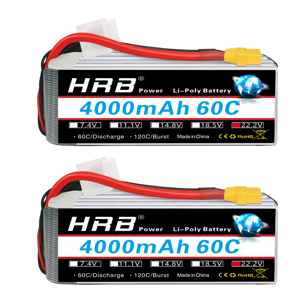 6S Lipo Battery 22.2V 5000Mah - 1/2szt HRB 6S Lipo Battery 22.2V