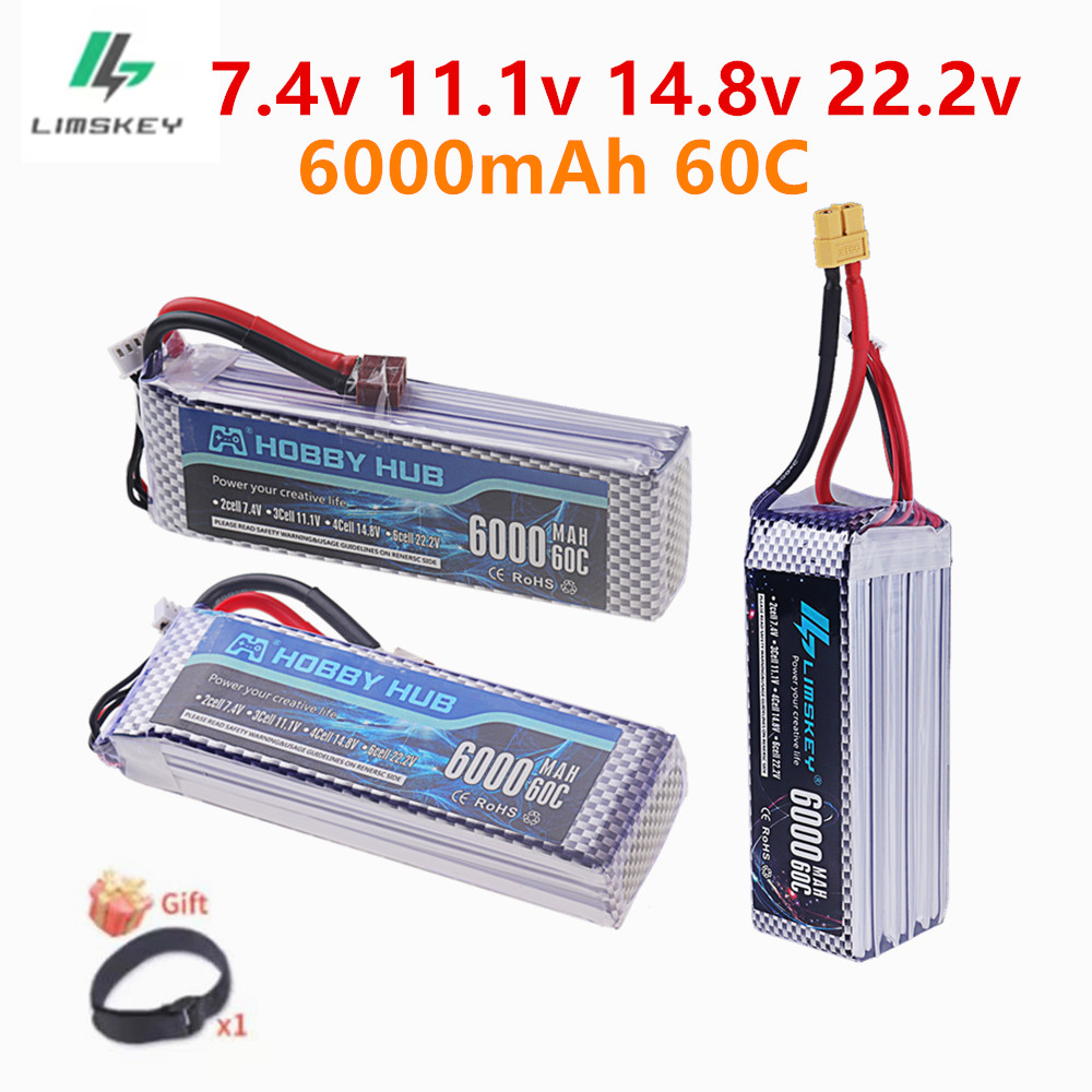 4S Lipo Battery 14.8V 6000Mah - Akumulator LiPo 7,4 V, 11,1 V,