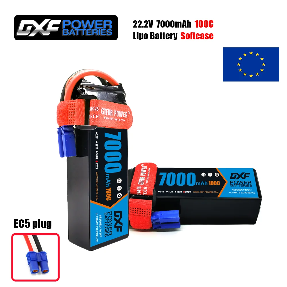 Akumulator DXF 6S Lipo 22,2 V  – 6S Lipo Battery 22.2V 5000Mah recenzja i cena