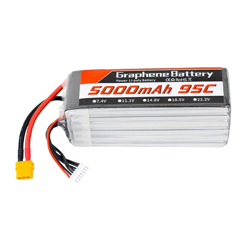 Bateria LiPo z grafenem 5000mA – 6S Lipo Battery 22.2V 5000Mah recenzja i cena